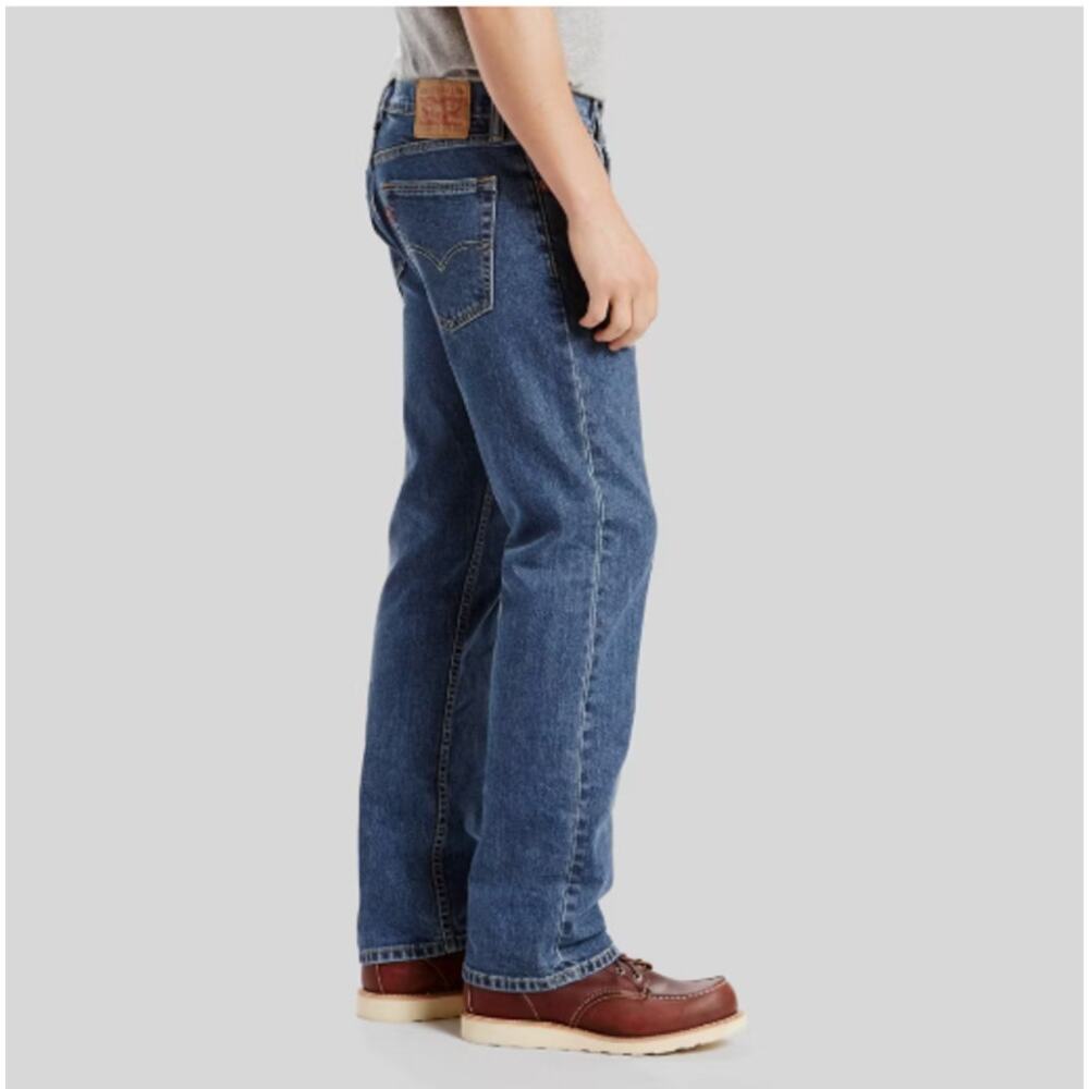 Levi's ® 505 Regular Fit Jeans Straight Leg Stretch 38x32 NWT